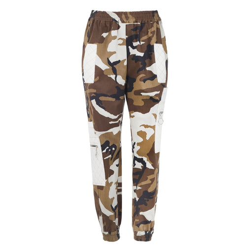 Promenade Cargo Pants in Camo and White