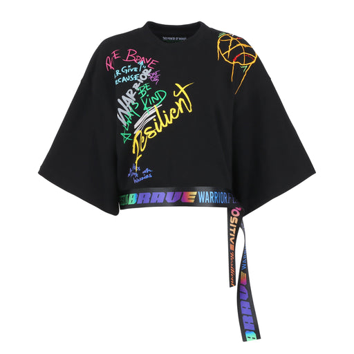 Resilient Women's Crop Top in Black