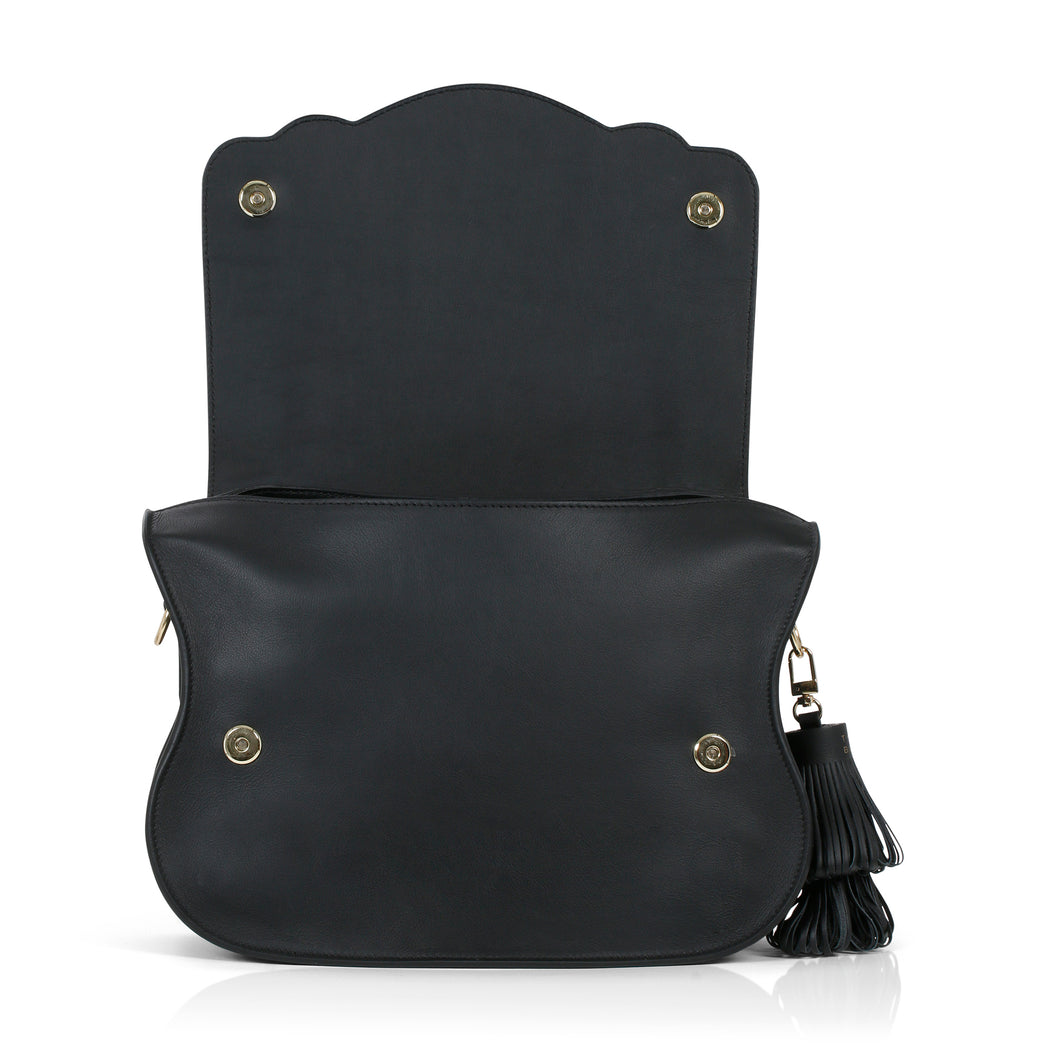 black designer bag