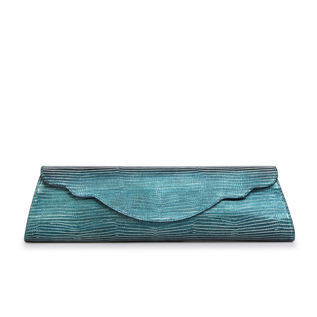 Vintage J Francis Teal Clutch Purse With Removable Chain Strap | eBay