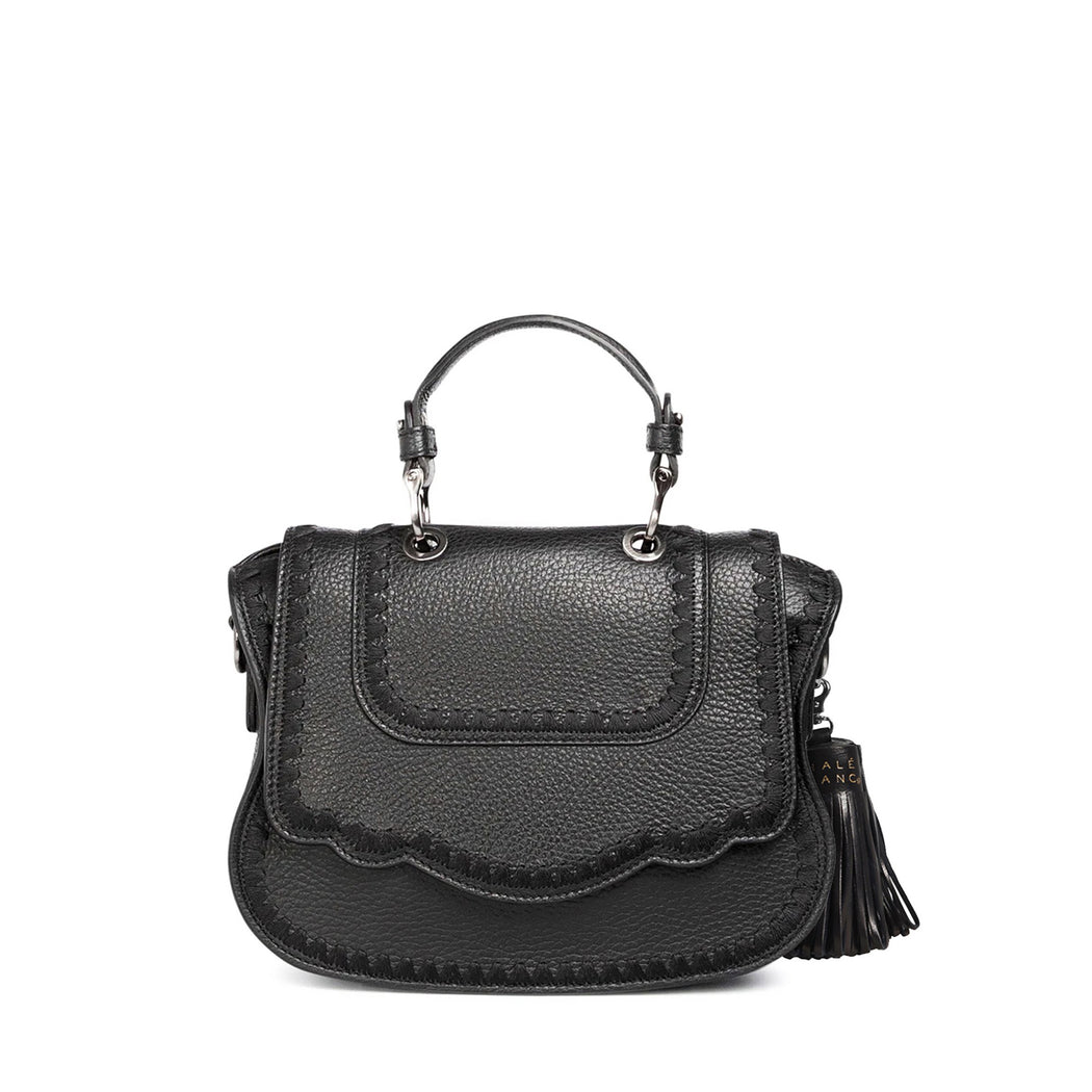 Audrey Crossbody: Designer Crossbody Bag in Black