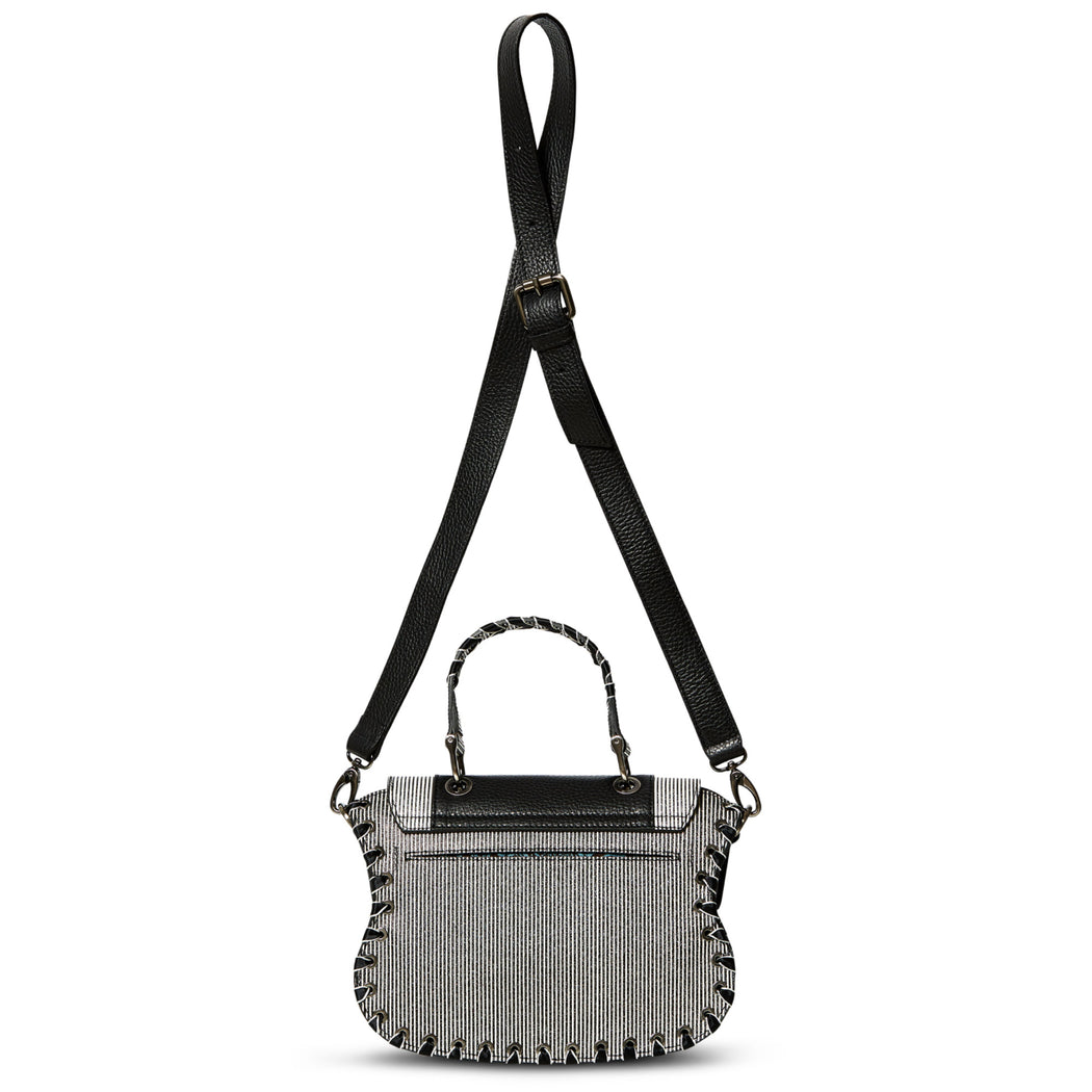 Audrey Micro Designer Crossbody Bag: Snakeskin, Pewter – Thale Blanc