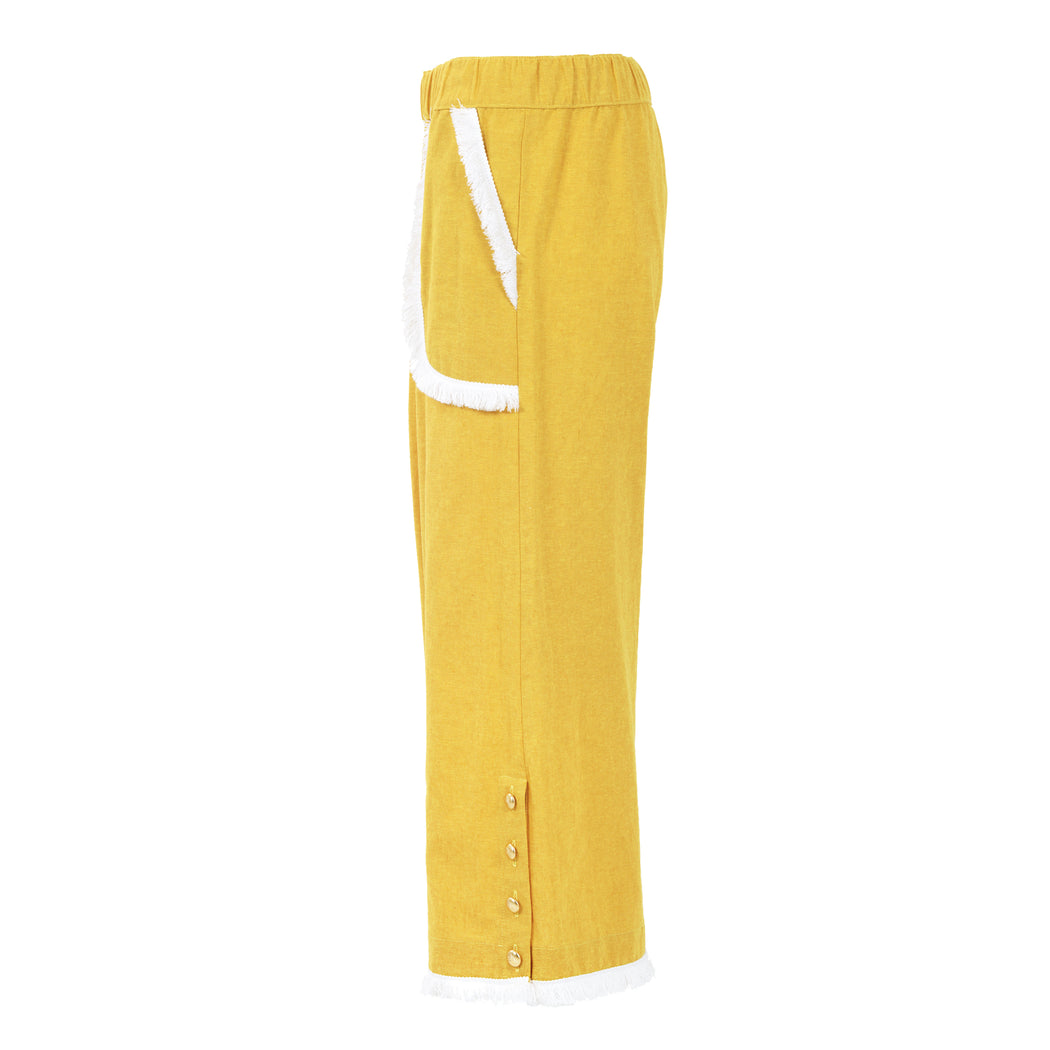 Gaucho Pants in Yellow