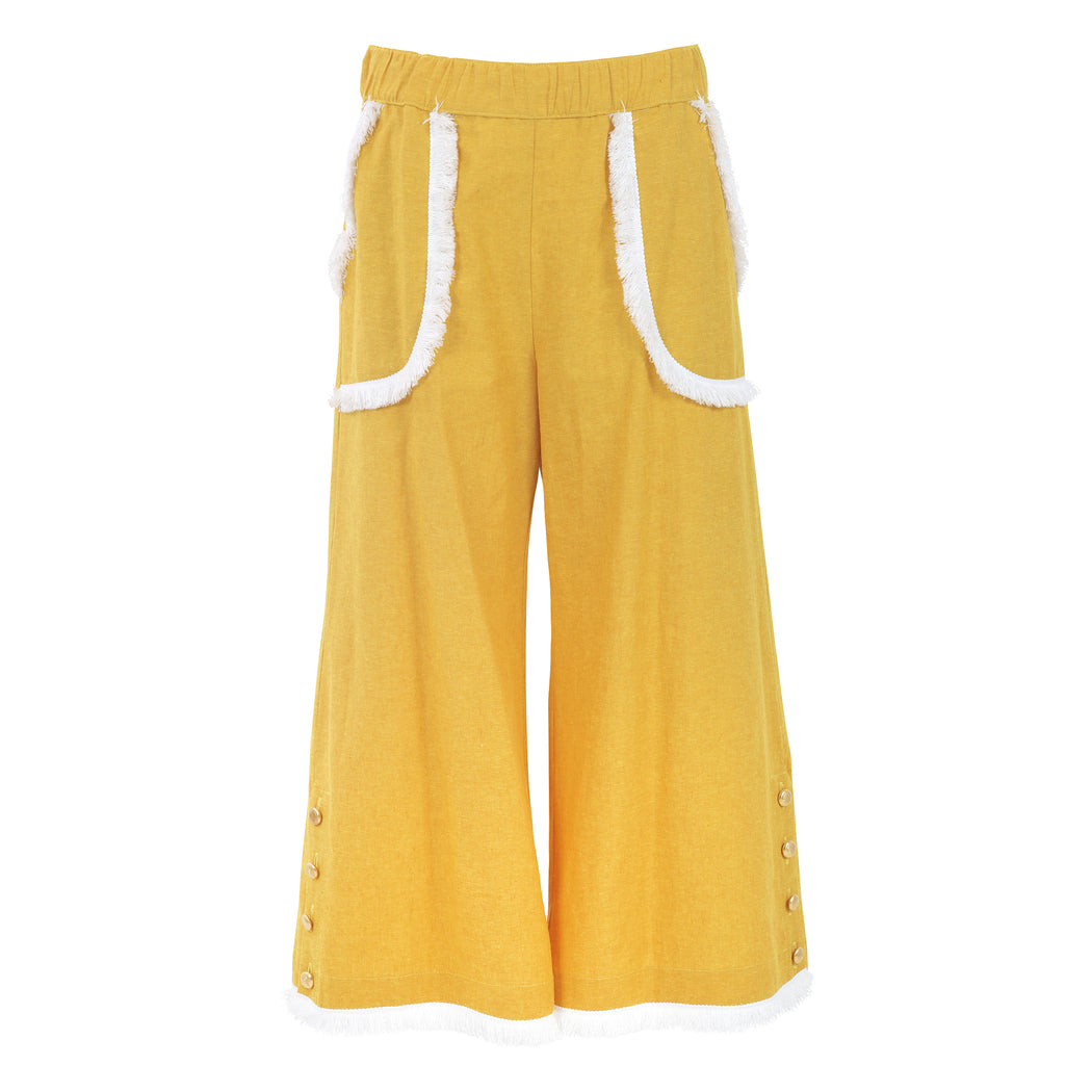 Gaucho Pants in Yellow